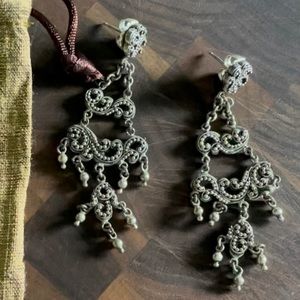 Lois Hill Sterling Chandelier earrings